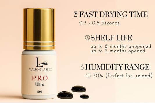 fast-drying lash extension glue 0.5s for professionals – best eyelash adhesive for strong retention