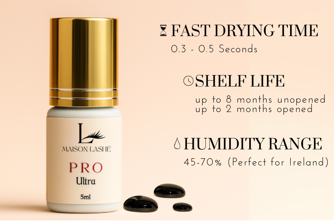 fast-drying lash extension glue 0.5s for professionals – best eyelash adhesive for strong retention