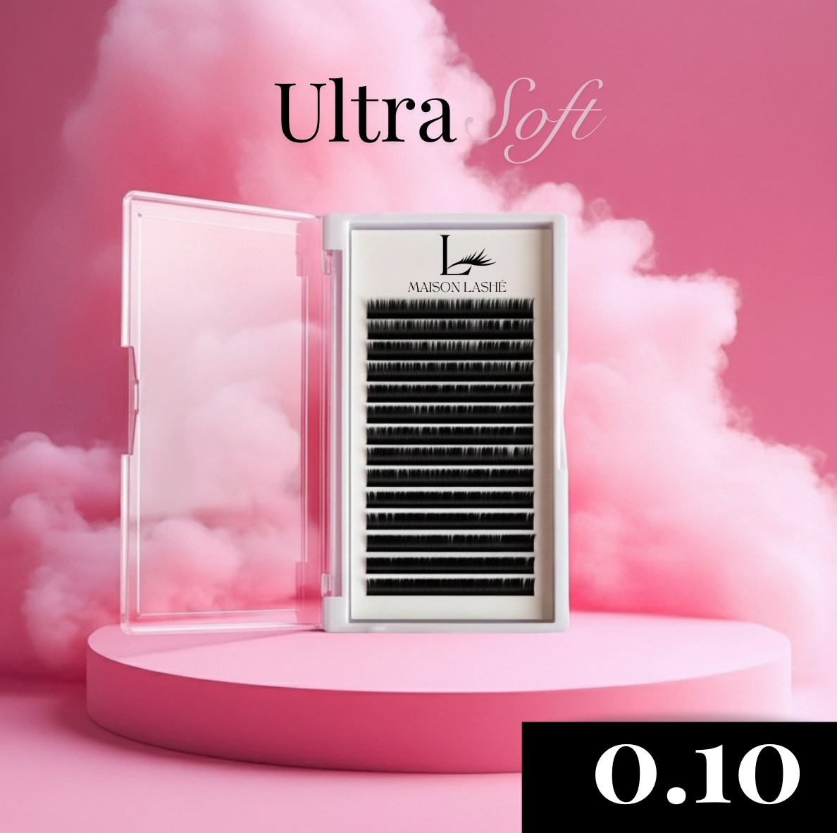 16 lines ULTRA-SOFT Lashes 0.10 tickness